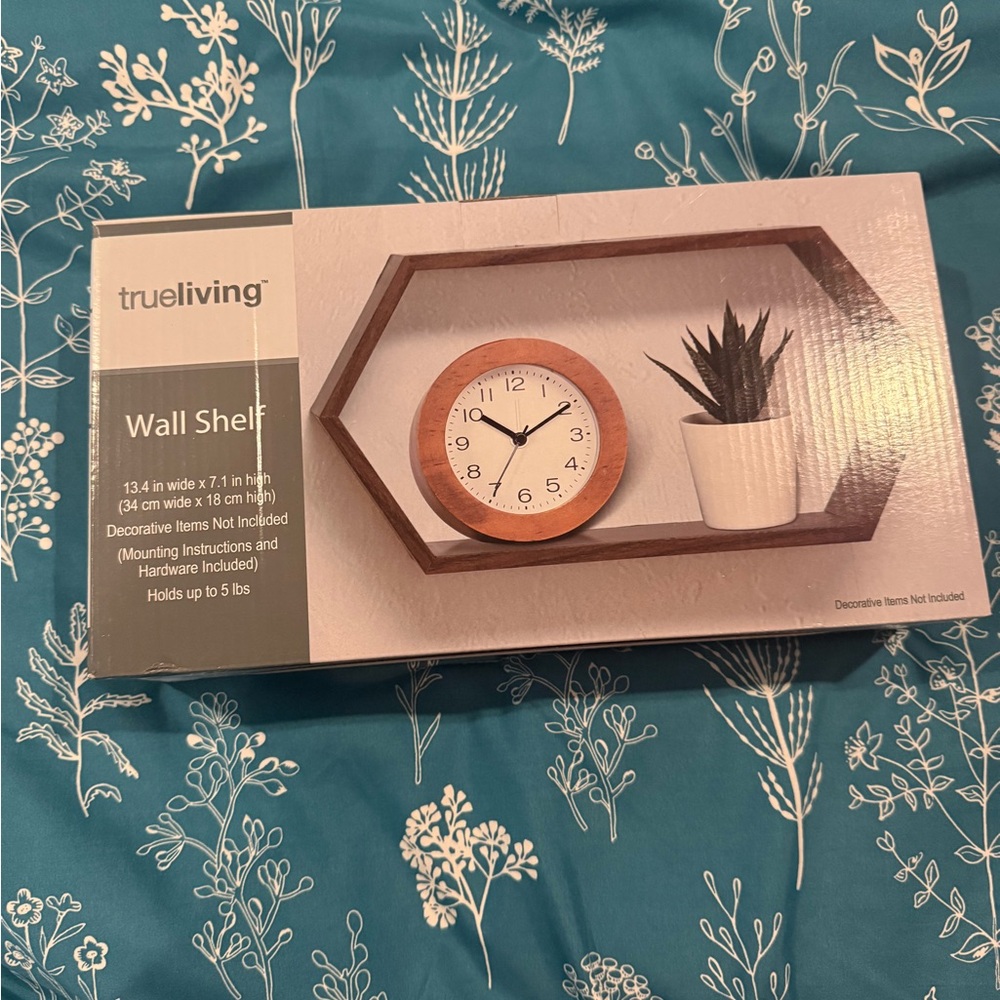 trueliving shelf holds up to 5lbs